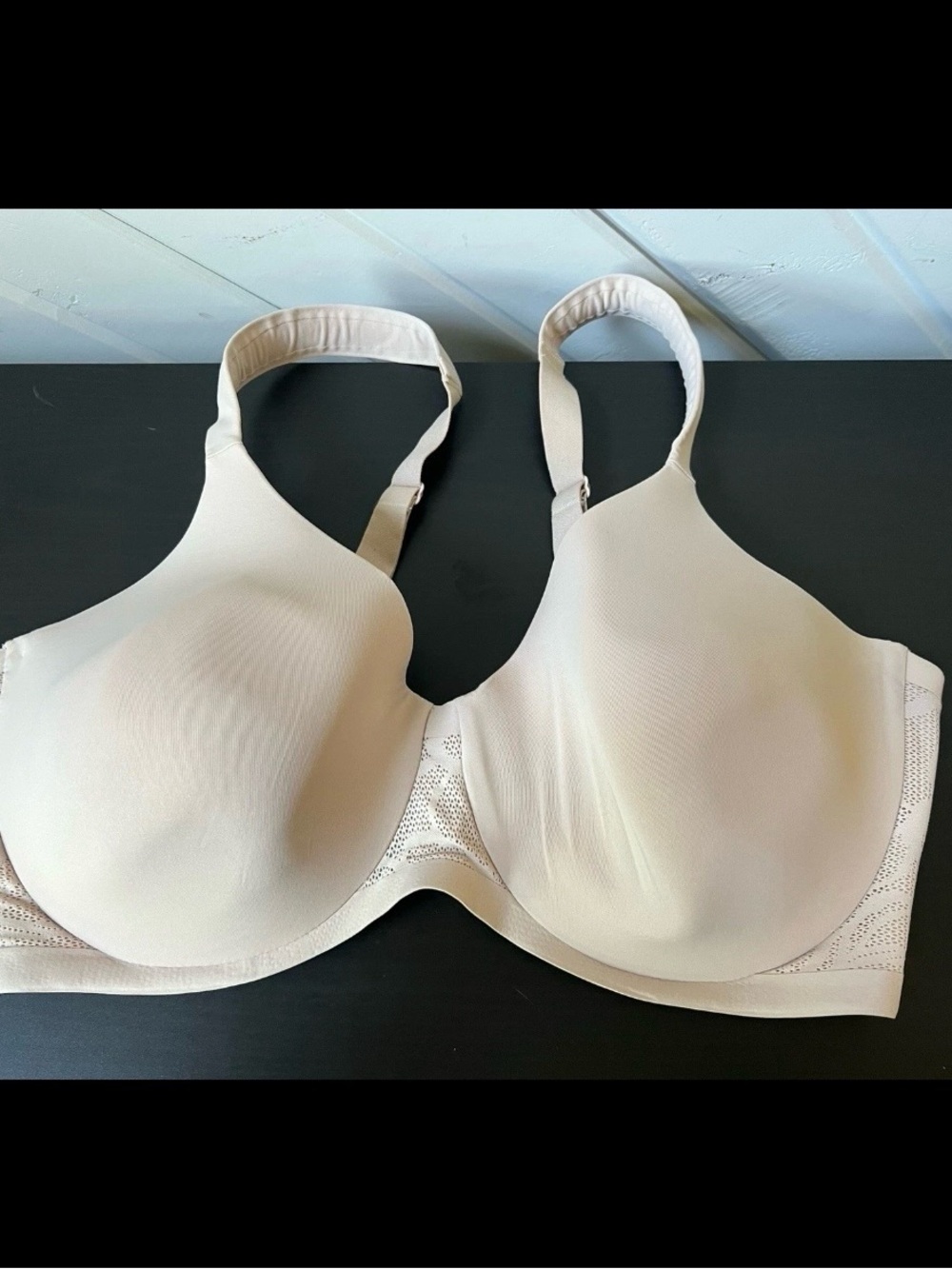 NWOT Bali 40DD Coolest Smoothing Underwire DF4580 Ivory Bra Smooth Tshirt